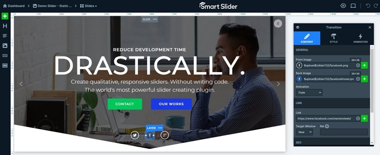 Static slide — Smart Slider 3 — WordPress Plugin