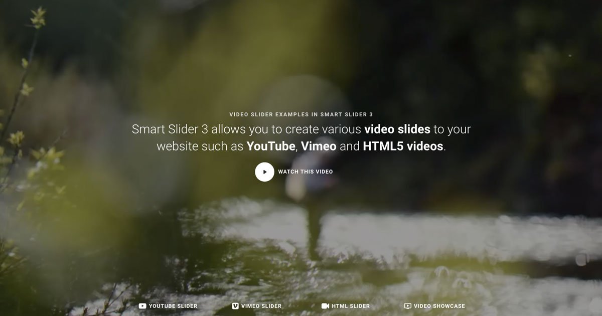 Smart Slider — Template Sliders