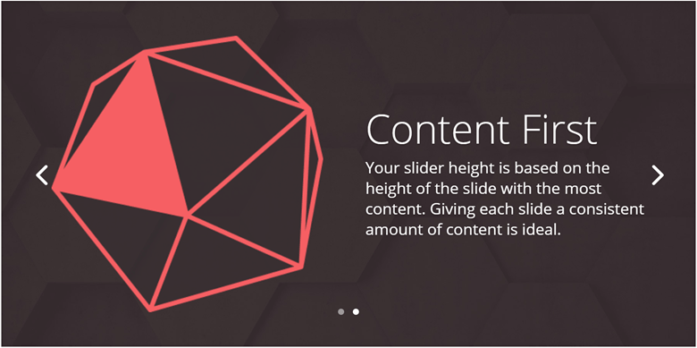 Default Divi Slider Example