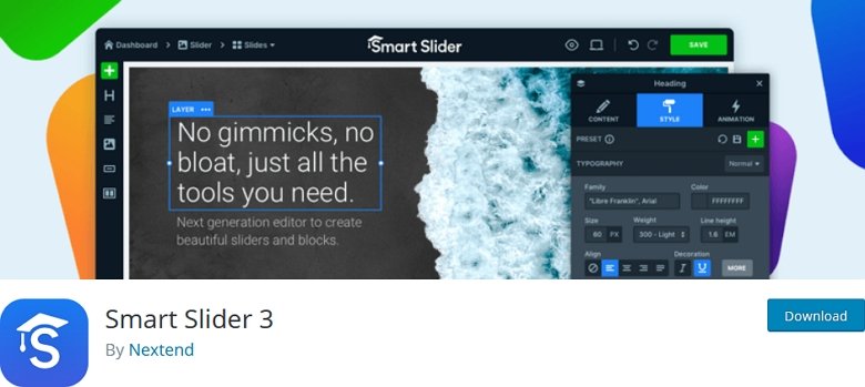 WordPress Gallery Slider SS3 Free