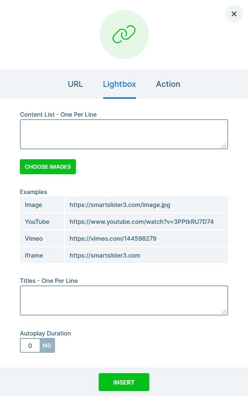 Lighbox options at the Link