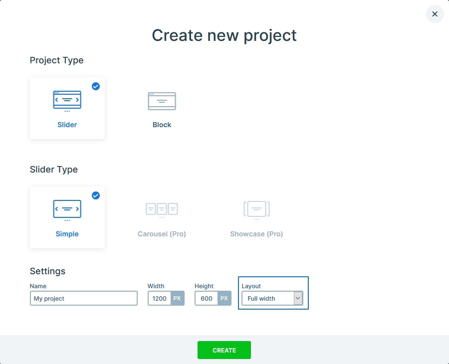 Create a project view