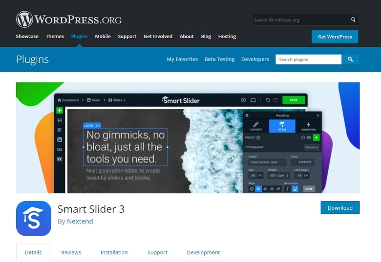 Smart Slider 3 on WordPress