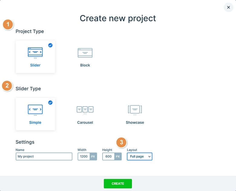 Creating a full page slider using Smart Slider in 3 steps