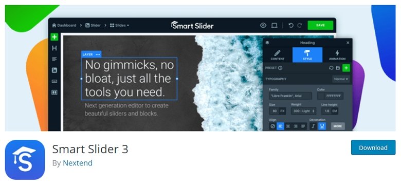 Smart Slider in WordPress