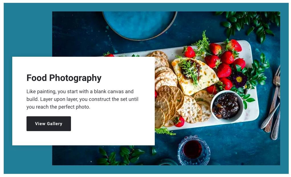 Photography portfolio template of Smart Slider