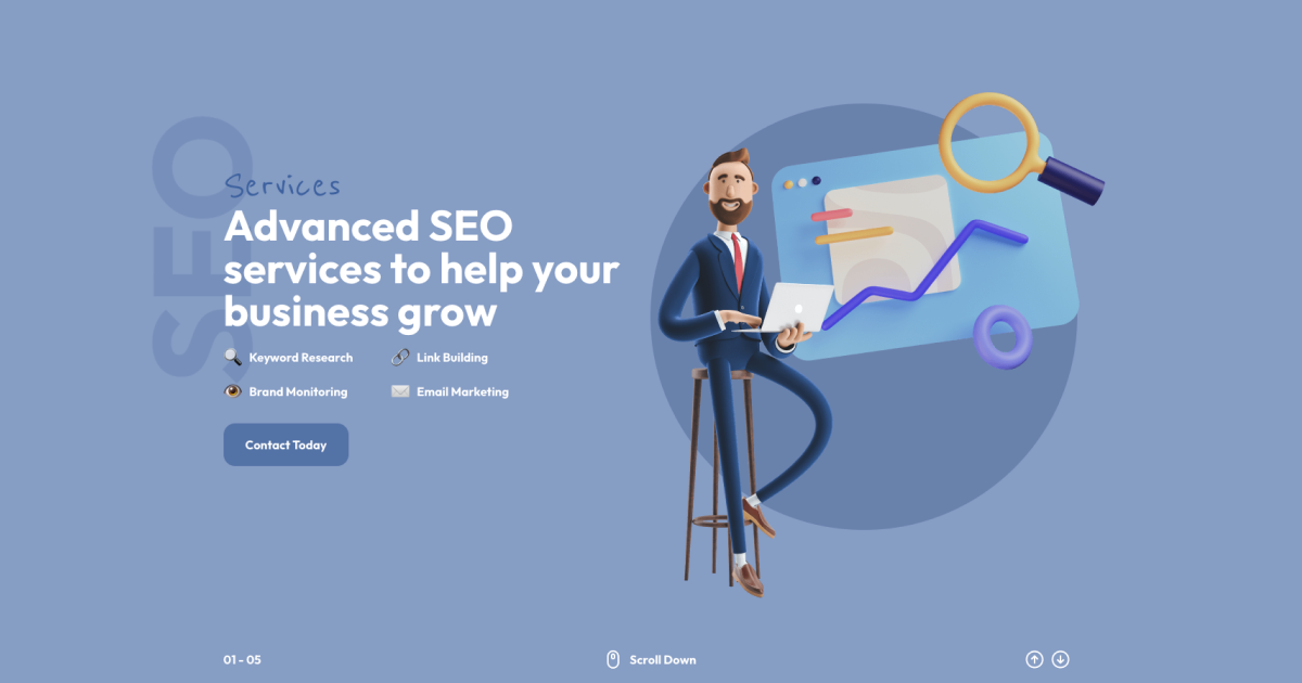 SEO agency creative template