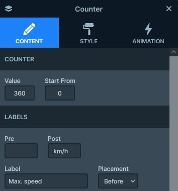 Counter layer configuration