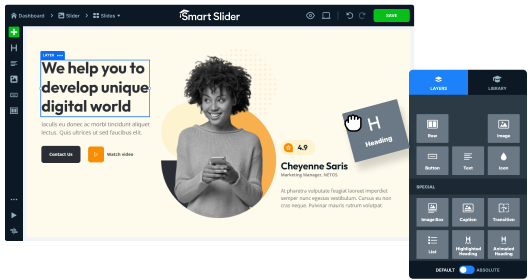 Smart Slider Pro - The new way to build a WordPress slider