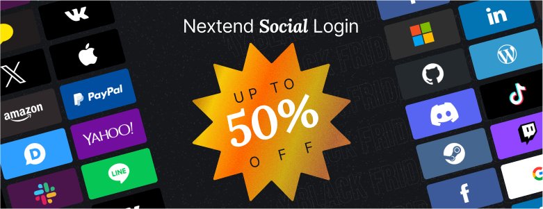 WordPress plugin Nextend Social Login Black Friday 2023 deal