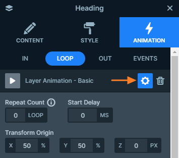 Loop Layer Animations in Smart Slider.