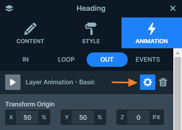 Out Layer Animations in Smart Slider.