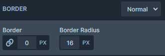 Border Radius settings in Smart Slider