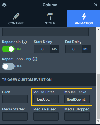 Trigger custom event on setting in Smart Slider