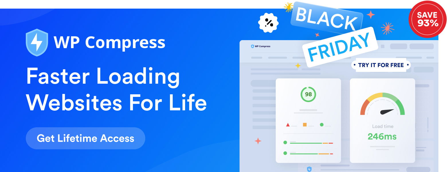WP Compress Black Friday deal