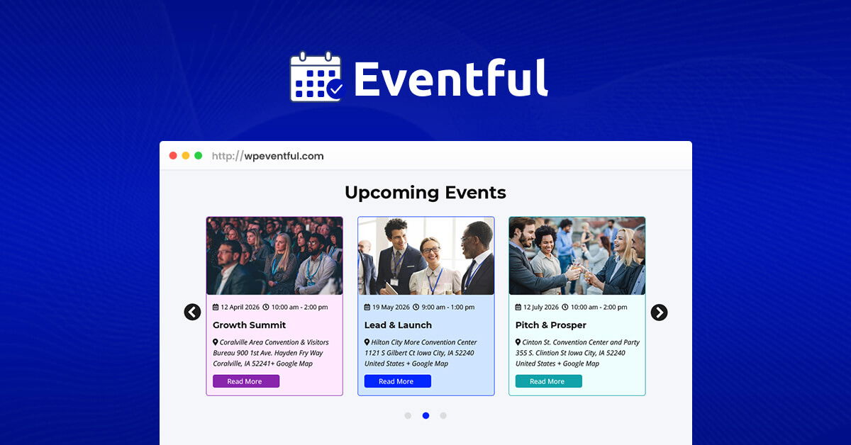 Eventful WordPress Lifetime deal