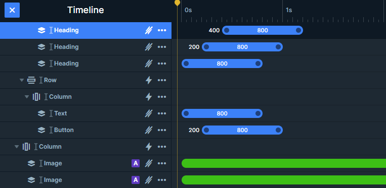 animation timeline in the sk8er shop slider