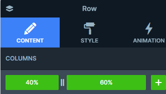 column sizing in Smart Slider