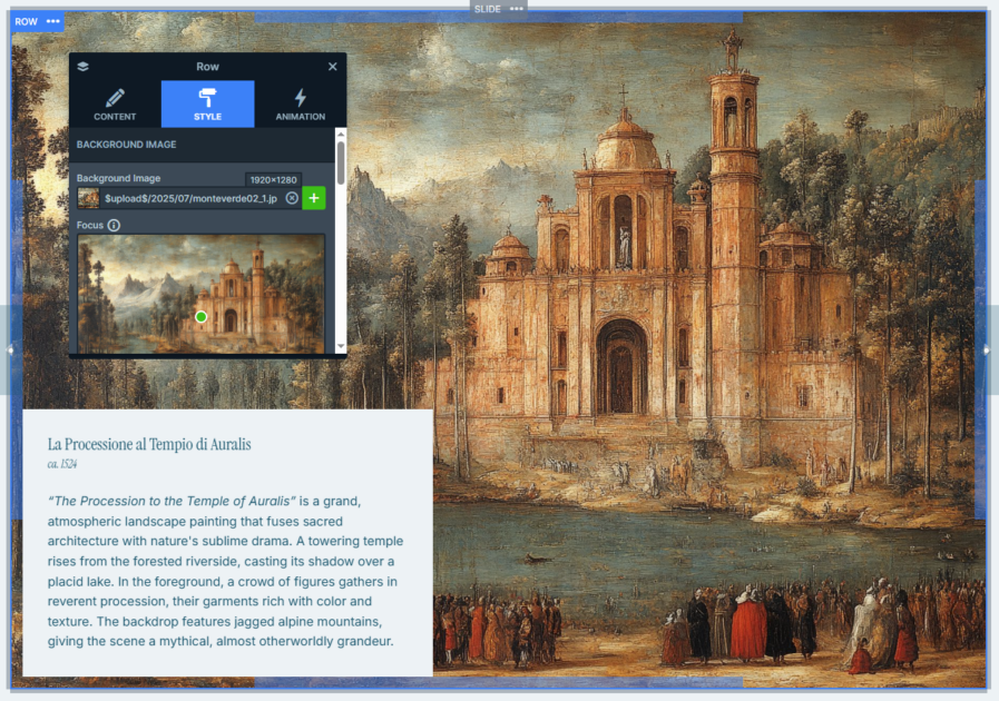 Layer background image settings in Smart Slider