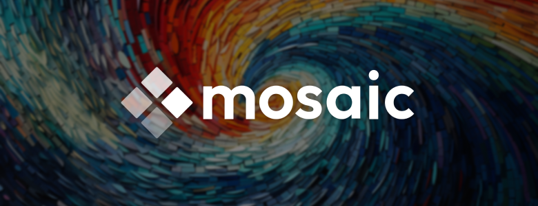 Intro image for Mosaic, a visual WordPress theme builder.