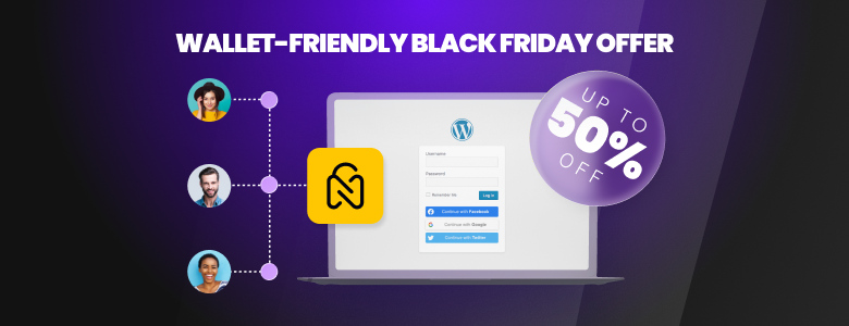 WordPress plugin Nextend Social Login Black Friday 2025 deal